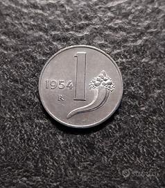 1 Lira 1954 Cornucopia Italia