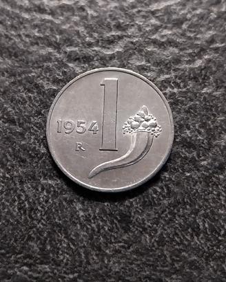 1 Lira 1954 Cornucopia Italia