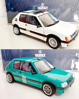 Peugeot 205 GTI (2 colori) 1/18 Tanomodels