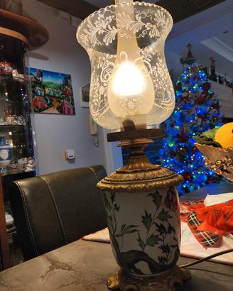 Lampada Vintage da tavola Stile Liberty