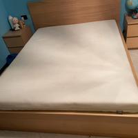 Letto matrimoniale ikea con materasso