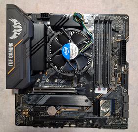 ASUS TUF GAMING B460M PLUS + cpu Intel i5 10400