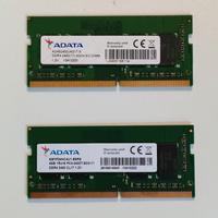 2x4GB RAM Adata DDR4 PC4-2400T Sodimm (8GB)
