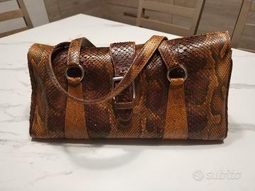 Borsa in serpente e pitone