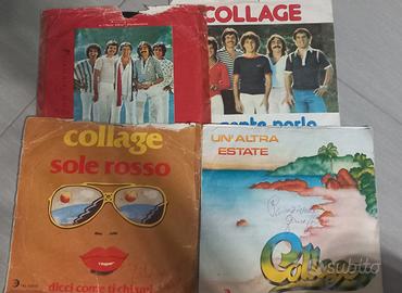 Lotto 4 Vinili 45 Giri Collage – Sole Rosso / La G