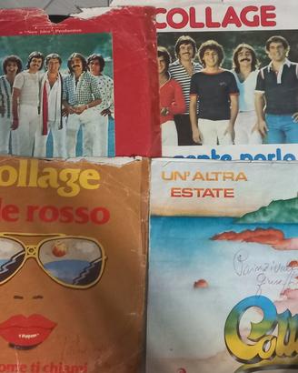 Lotto 4 Vinili 45 Giri Collage – Sole Rosso / La G