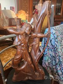 scultura in legno