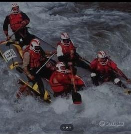gommone rafting fiume