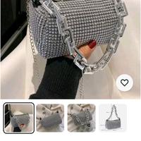 Borsa A Secchiello Mini Con Catena Decorata Da Str