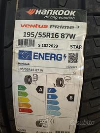 Coppia gomme estive Hankook ventus prome 3