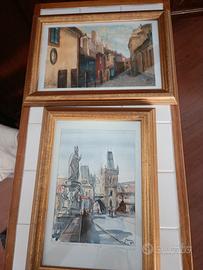 Quadri -  soggetti  città di Praga