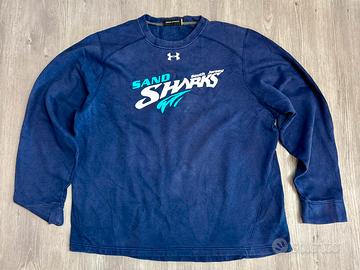 Felpa Under Armour "Sand Sharks" Vintage Blue - XL