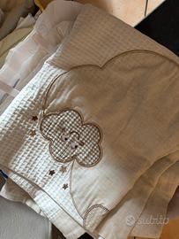 Lenzuolini lettino, federe, coprimaterasso neonato