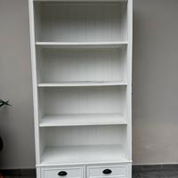 Libreria bianca shabby chic