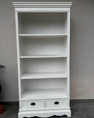 Libreria bianca shabby chic