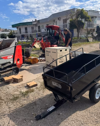 Carrello per trattorino