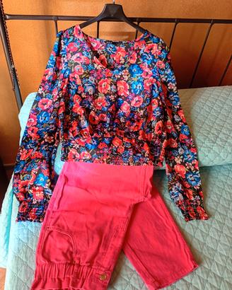 Set blusa con jeans Only tg. M