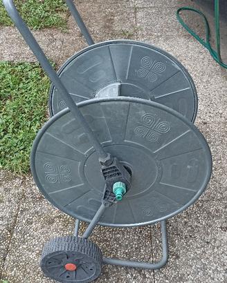 Carrello avvolgi tubo in metallo