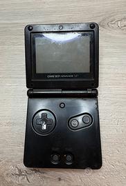 Game Boy Advance SP AGS-001 nero funzionante