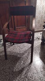 Sedia originale vintage stile scandinavo