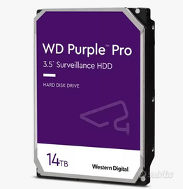 WD Purple Pro 14TB Nuovo Sigillato | HDD Profess.
