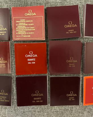 Lotto Libretti Omega vintage