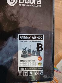 Sistema 4 Microfoni Wireless