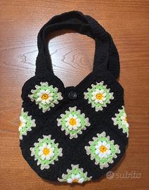 Borsa in lana fatta a mano