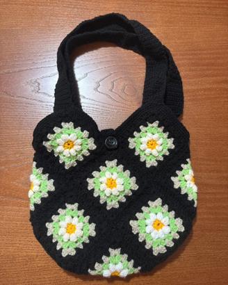 Borsa in lana fatta a mano