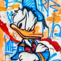 Outside - Donald Duck Love fluo