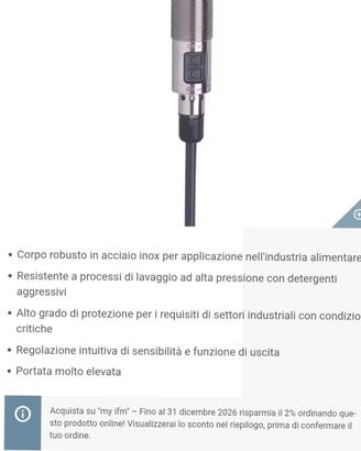 sensore ottico industriale 