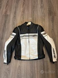 Giacca moto in pelle