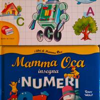 2 Libri x imparare lettere/numeri T. Wolf-Carotina