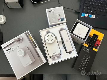 Home Set Smart lock Nuki 3.0 con bridge e opener