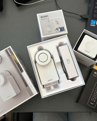 Home Set Smart lock Nuki 3.0 con bridge e opener