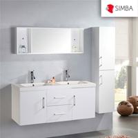 ARREDOBAGNO MOBILE BAGNO DOPPIO BIANCO 120cm