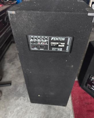 Impianto audio fenton completo-3 casse amplificate