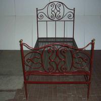 Letto in Ferro Battuto 1 piazza LIBERTY primi 900
