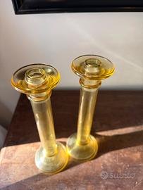 Coppia vasi in vetro