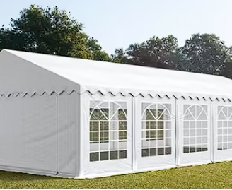 Tendone per feste 6x12m bianco