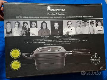 Padella doppio grill MasterPRO Foodies Collection