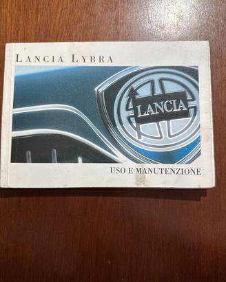 Manuale uso e manutenzione Lancia Lybra 2000