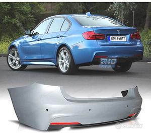 PARAURTI POSTERIORE BMW F30 LOOK M PDC DOPPIO USCI