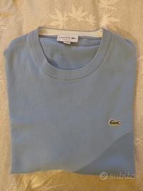 Maglione Lacoste in 100% cotone, taglia XL.