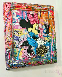 Quadro Disney Luxury Minnie mouse PopArt moderna