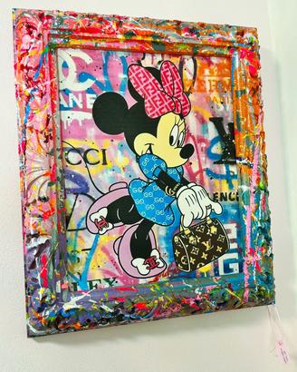 Quadro Disney Luxury Minnie mouse PopArt moderna