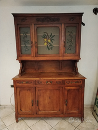 Credenza da cucina in ciliegio inizi 1900