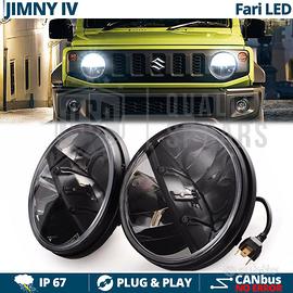 Coppia FARI LED 7'' per SUZUKI JIMNY 4 Luce Bianca