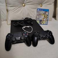 Ps4 Slim 1TB + 2 DualShock Originali NON SPEDISCO 
