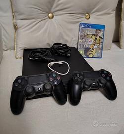 Ps4 Slim 1TB + 2 DualShock Originali NON SPEDISCO 
